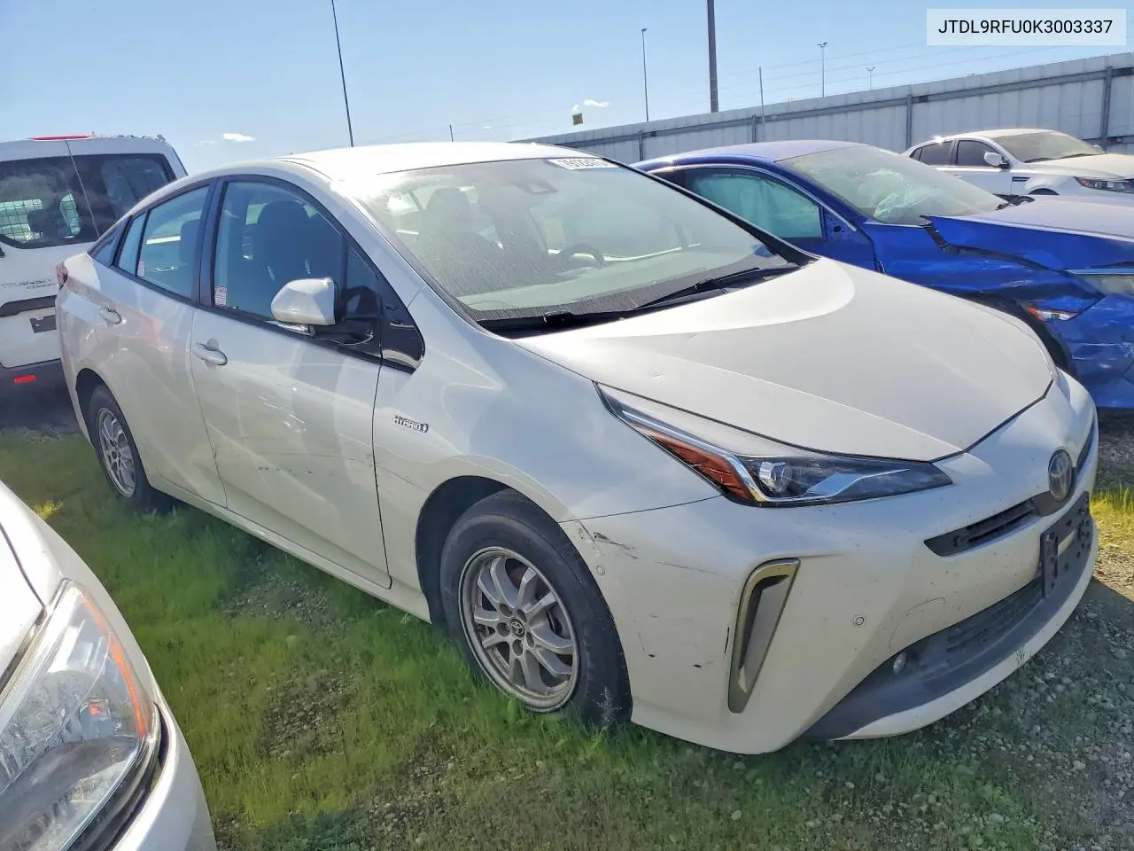 JTDL9RFU0K3003337 2019 Toyt Prius