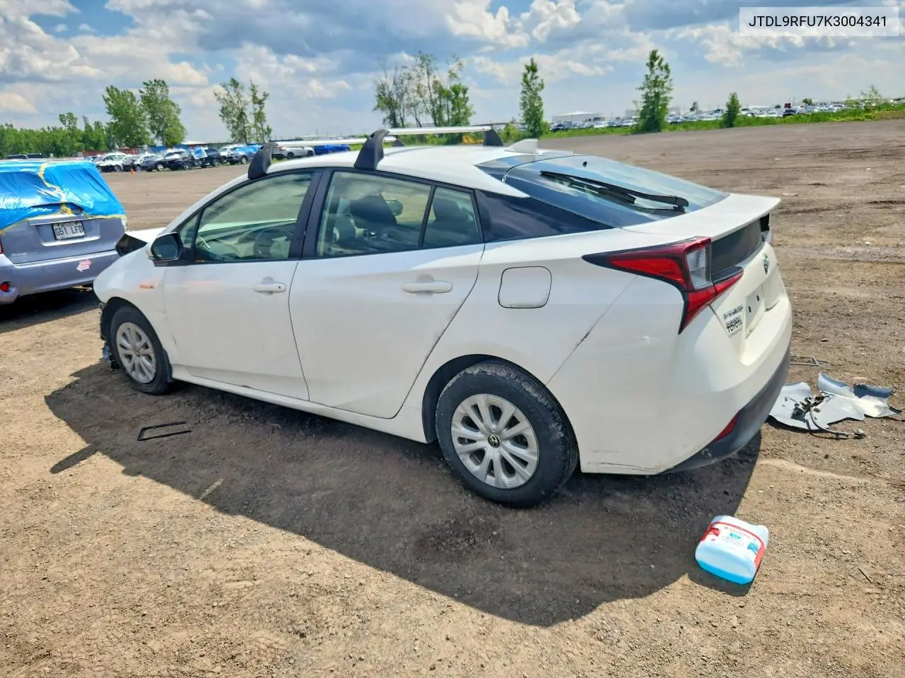 2019 Toyota Prius Le Awd-E VIN: JTDL9RFU7K3004341 Lot: 59094856