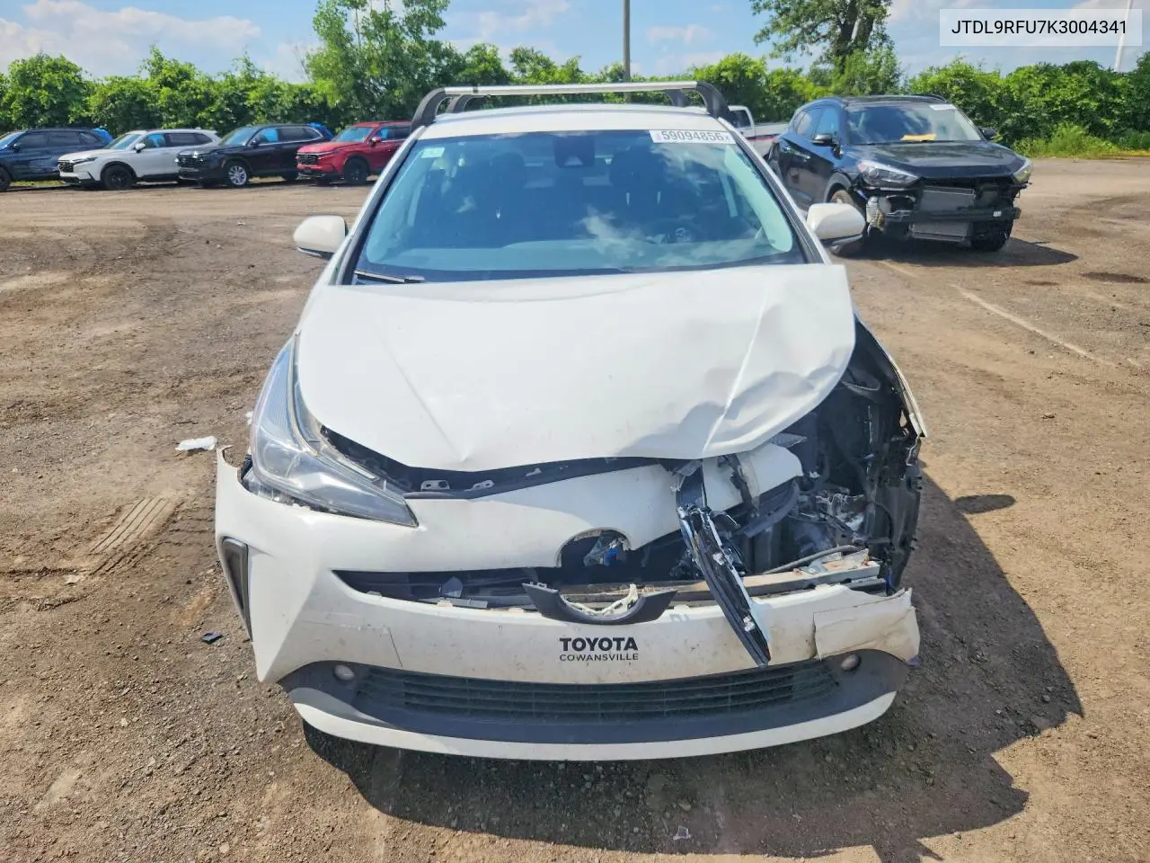 2019 Toyota Prius Le Awd-E VIN: JTDL9RFU7K3004341 Lot: 59094856