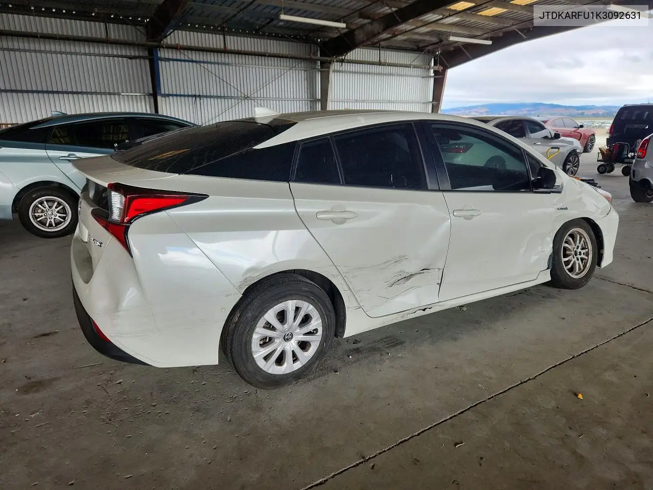 2019 Toyota Prius Le VIN: JTDKARFU1K3092631 Lot: 61633436