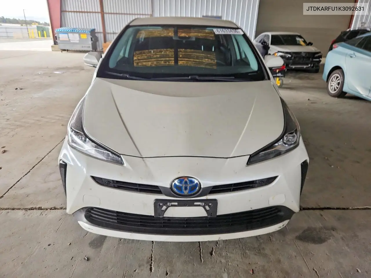 2019 Toyota Prius Le VIN: JTDKARFU1K3092631 Lot: 61633436
