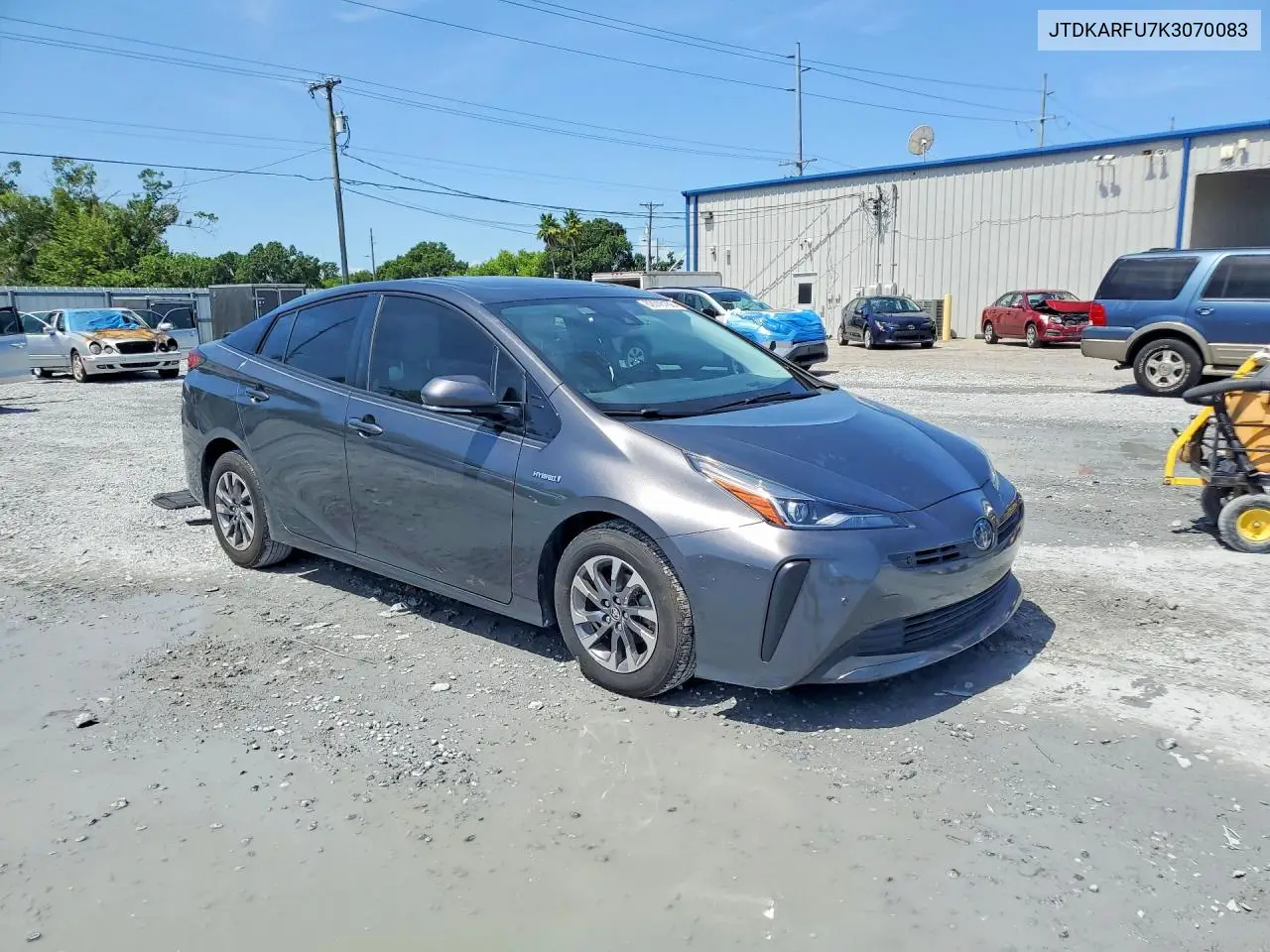 2019 Toyota Prius Xle VIN: JTDKARFU7K3070083 Lot: 62018186