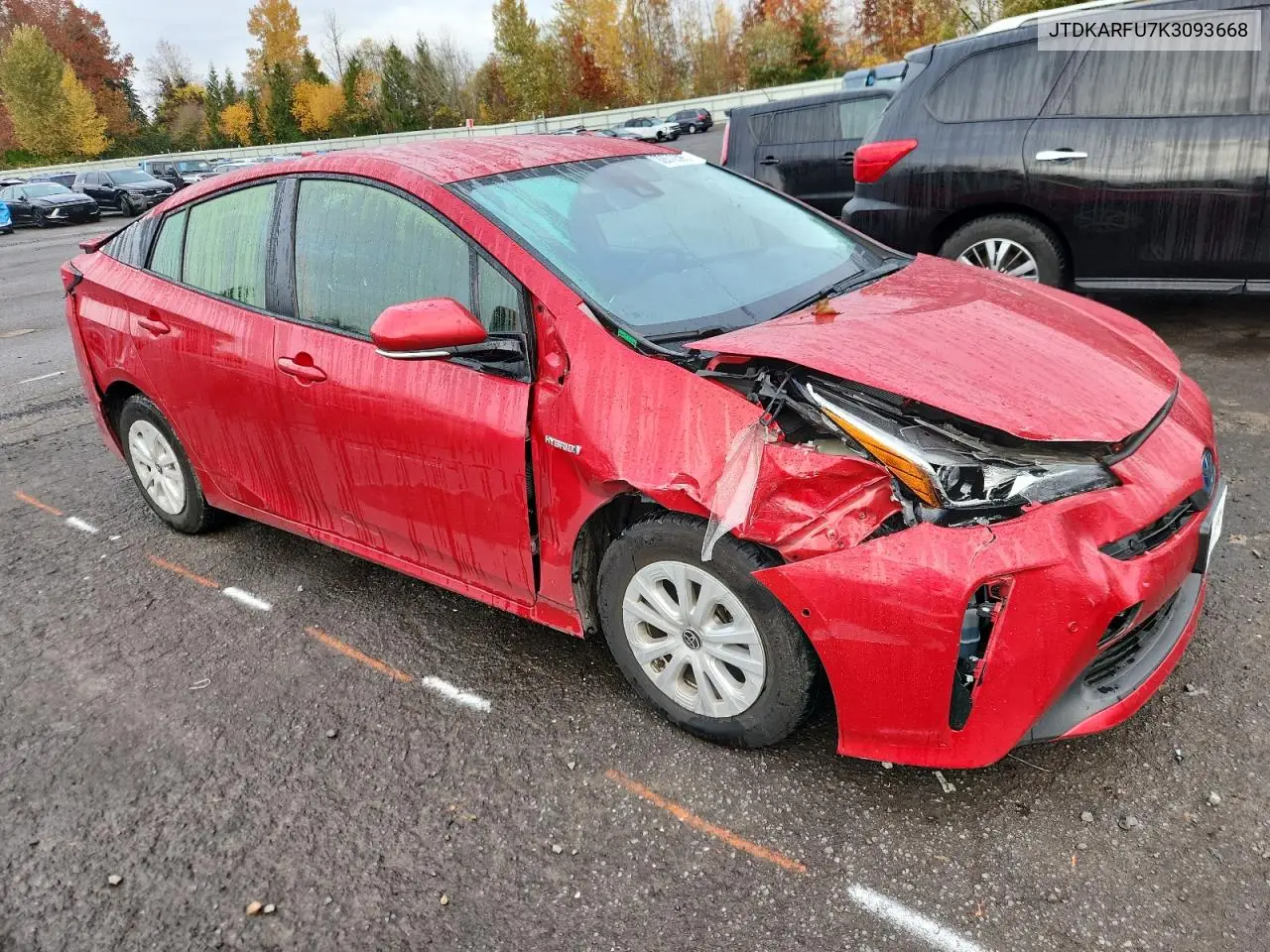 JTDKARFU7K3093668 2019 Toyota Prius