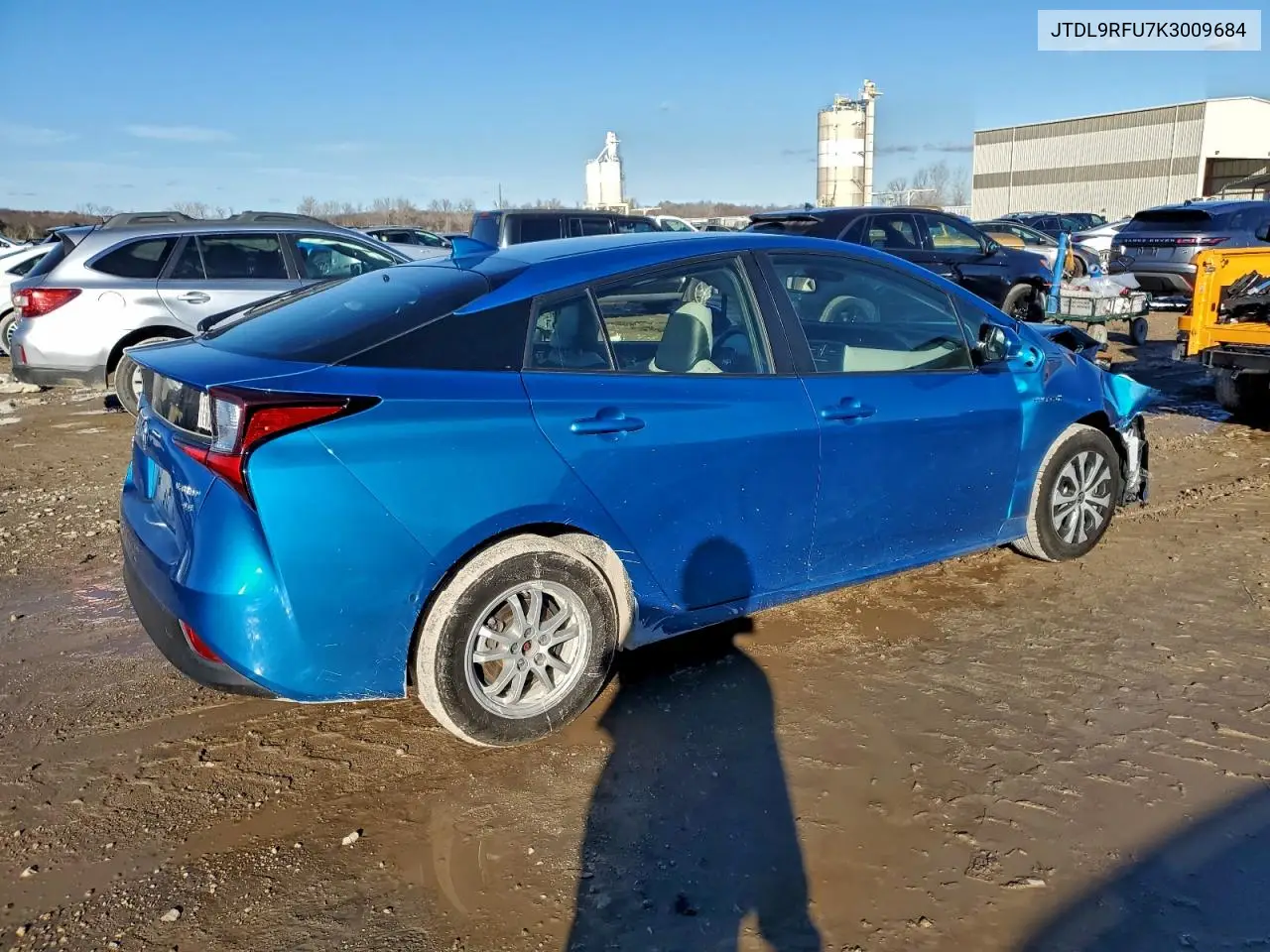 JTDL9RFU7K3009684 2019 Toyota Prius