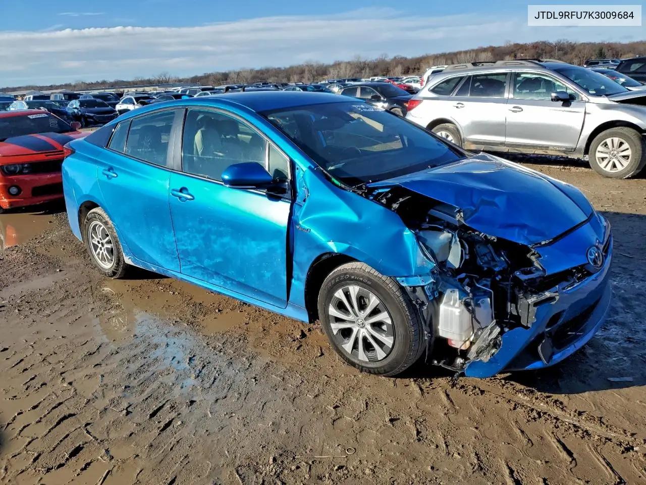 JTDL9RFU7K3009684 2019 Toyota Prius