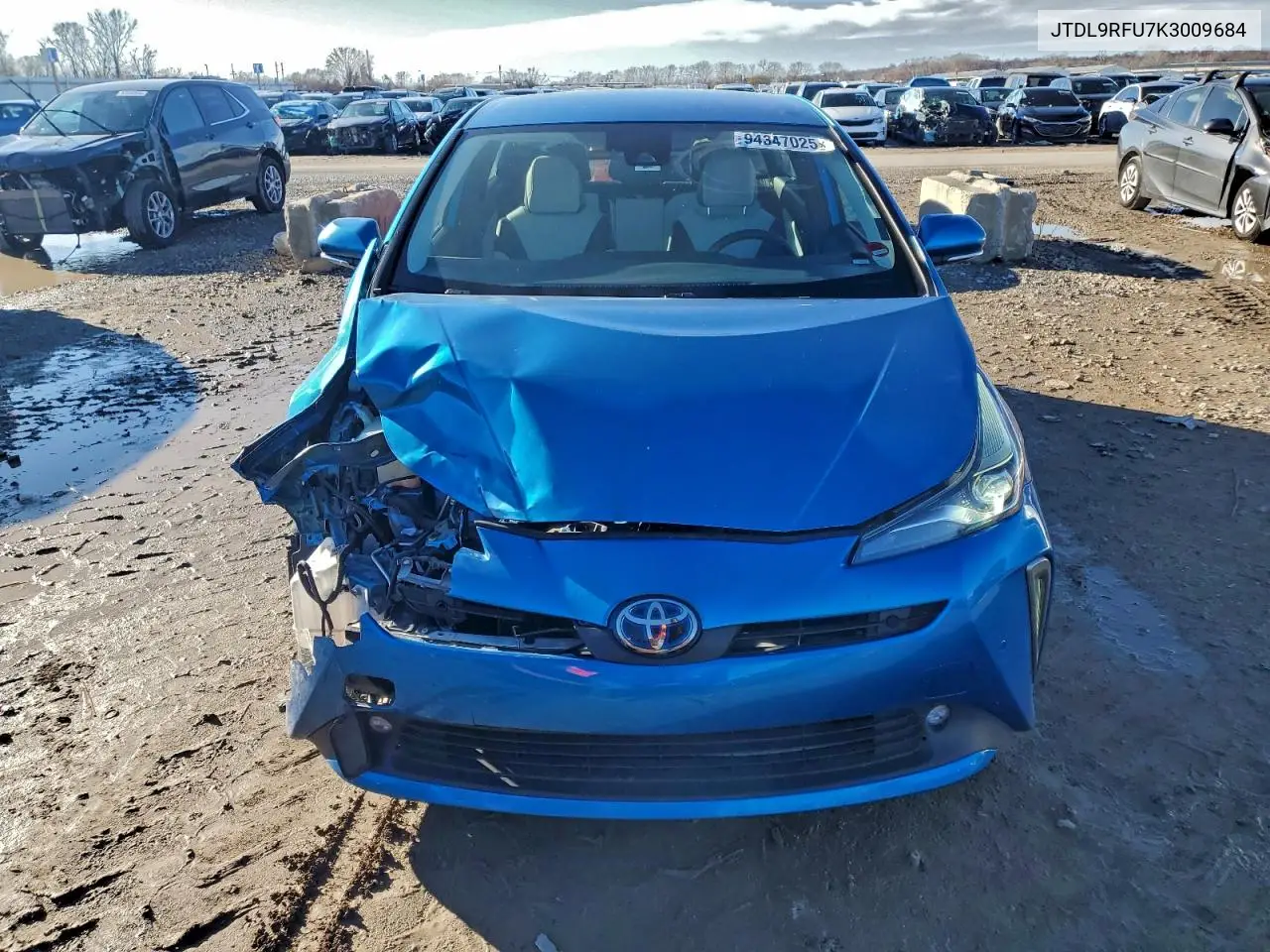 JTDL9RFU7K3009684 2019 Toyota Prius