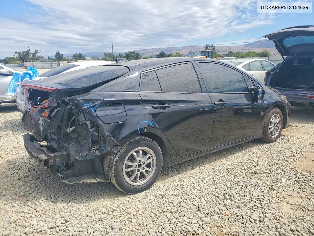 2020 Toyota Prius Prime Limited VIN: JTDKARFP5L3154639 Lot: 59162986