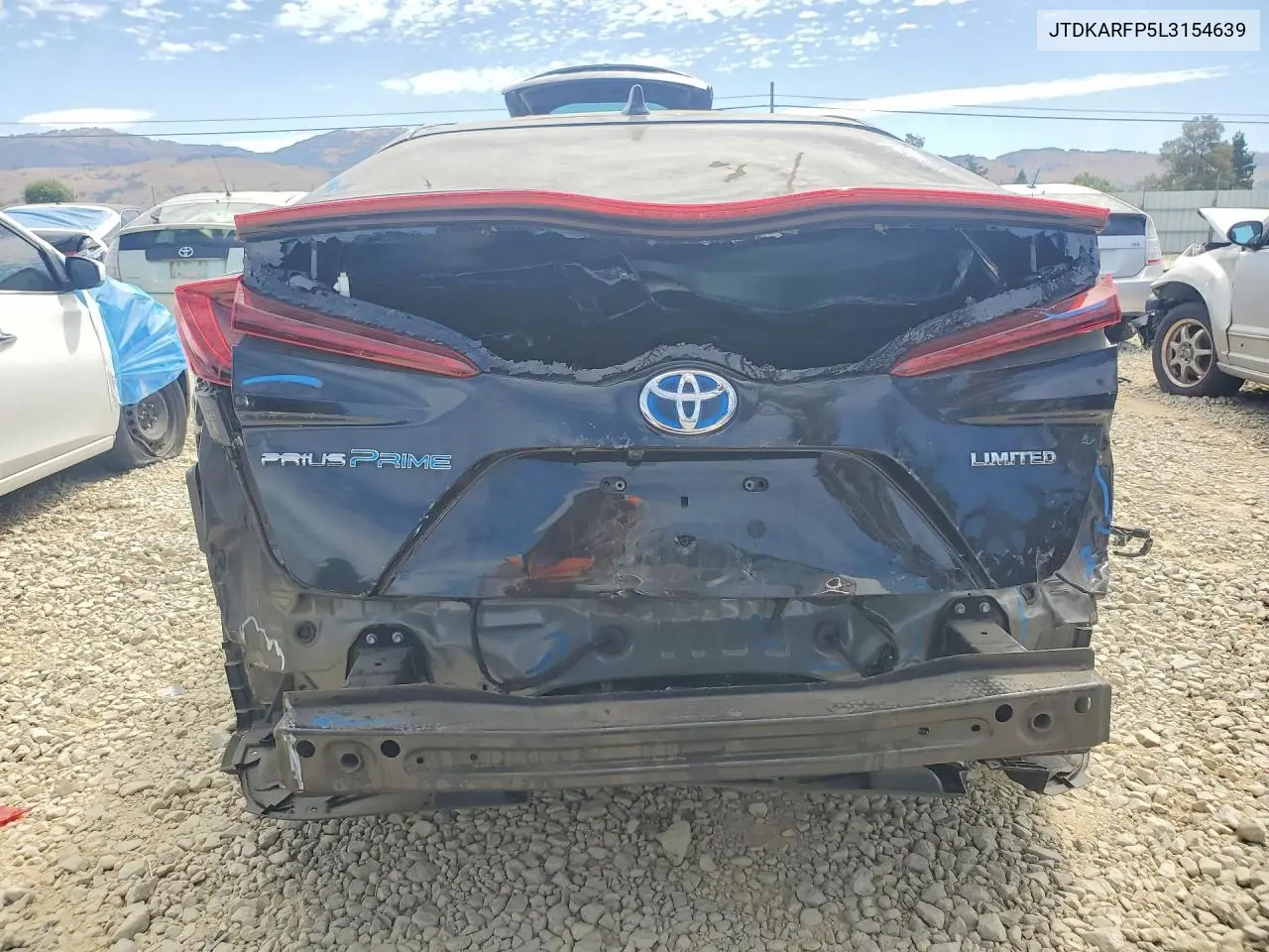 2020 Toyota Prius Prime Limited VIN: JTDKARFP5L3154639 Lot: 59162986