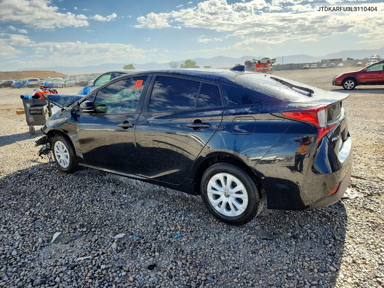 2020 Toyota Prius Le VIN: JTDKARFU3L3110404 Lot: 60151816