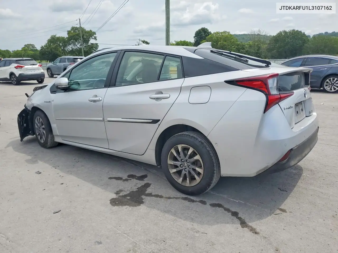 2020 Toyota Prius Xle VIN: JTDKARFU1L3107162 Lot: 62062856