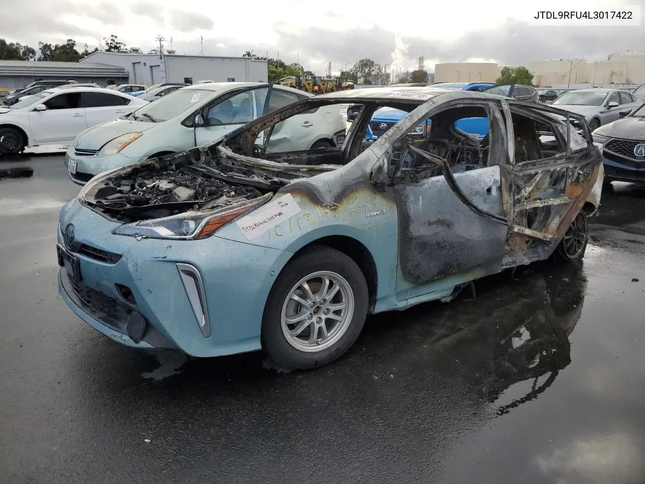 JTDL9RFU4L3017422 2020 Toyota Prius Le