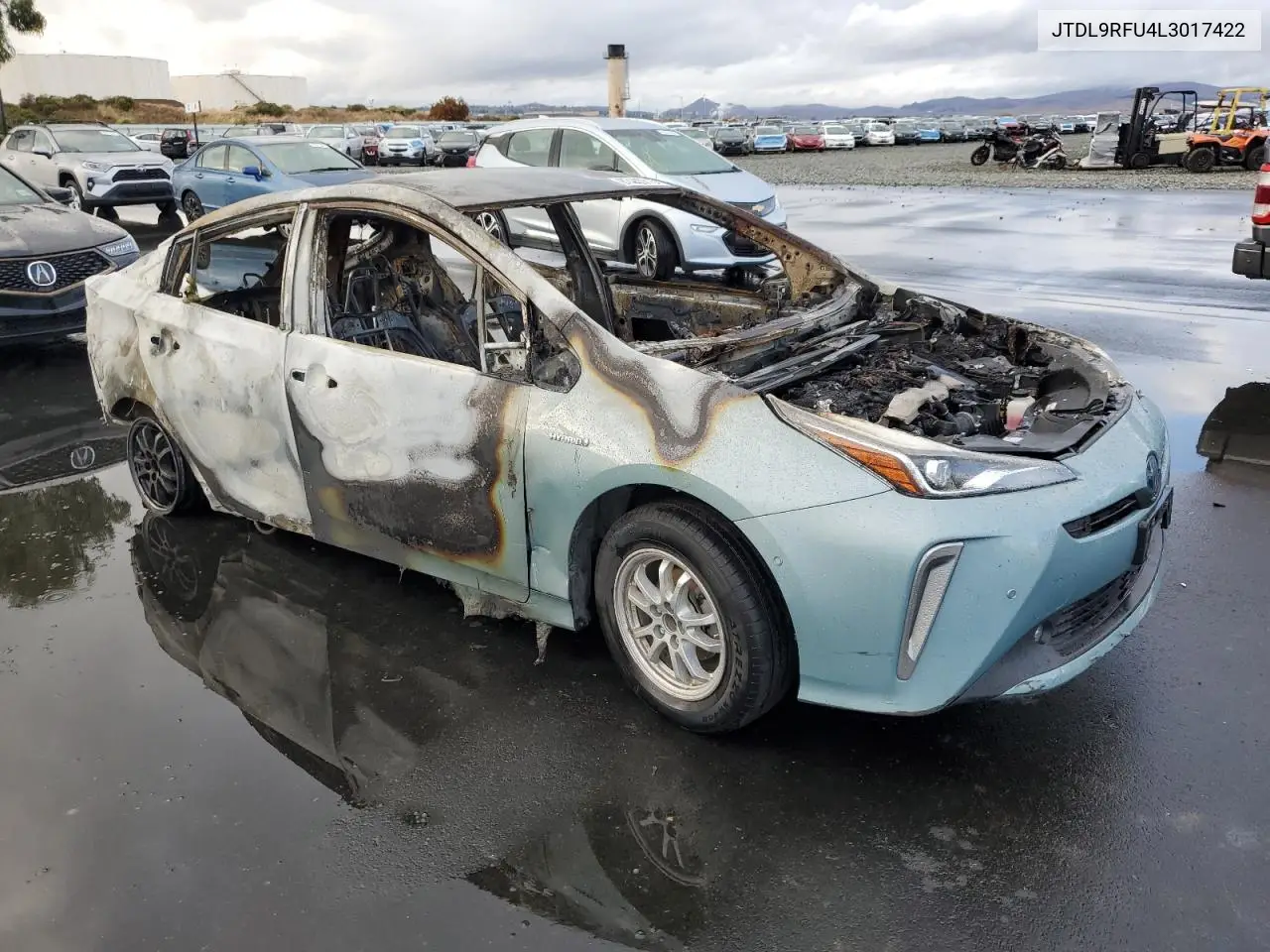 JTDL9RFU4L3017422 2020 Toyota Prius Le