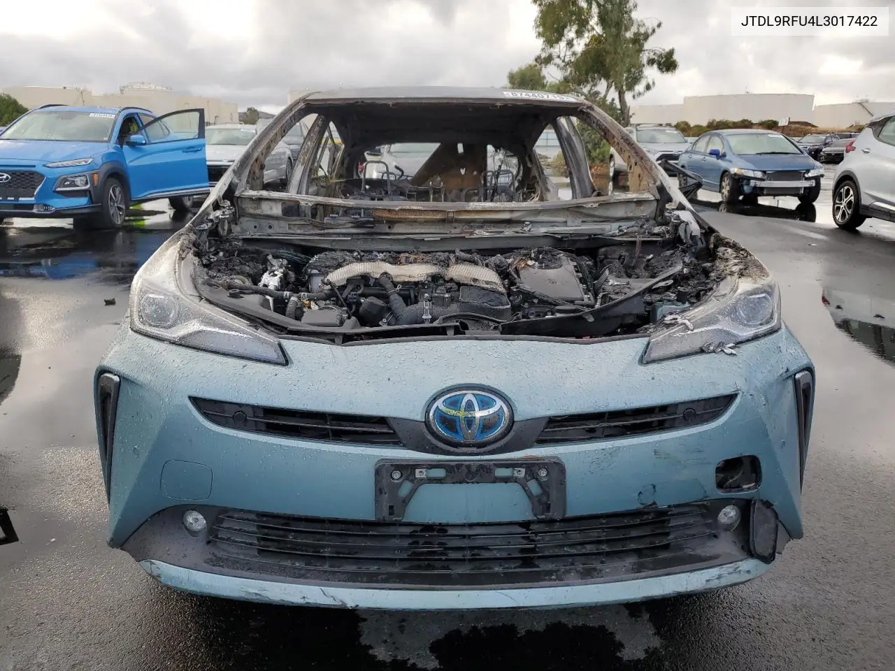 JTDL9RFU4L3017422 2020 Toyota Prius Le