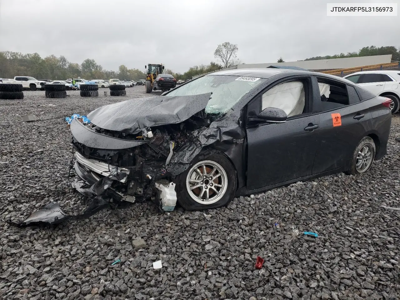 2020 Toyota Prius Prime Le VIN: JTDKARFP5L3156973 Lot: 89493095