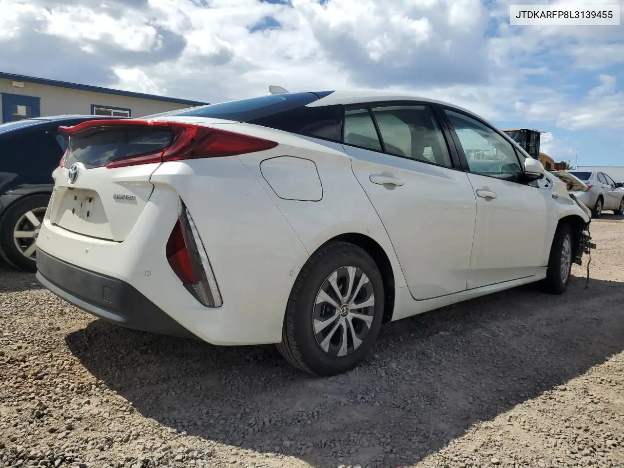 JTDKARFP8L3139455 2020 Toyota Prius Prime