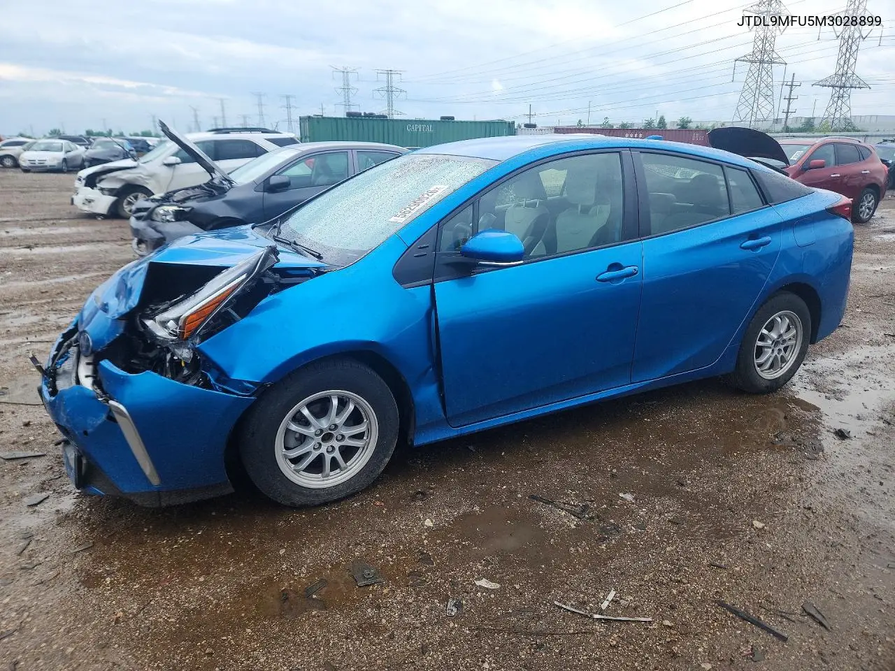 2021 Toyota Prius Xle Awd-E VIN: JTDL9MFU5M3028899 Lot: 56290026