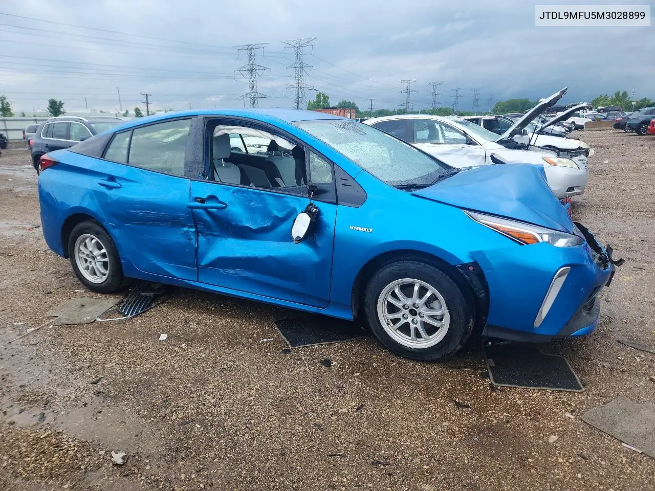 2021 Toyota Prius Xle Awd-E VIN: JTDL9MFU5M3028899 Lot: 56290026