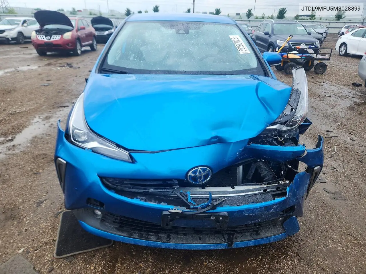 2021 Toyota Prius Xle Awd-E VIN: JTDL9MFU5M3028899 Lot: 56290026