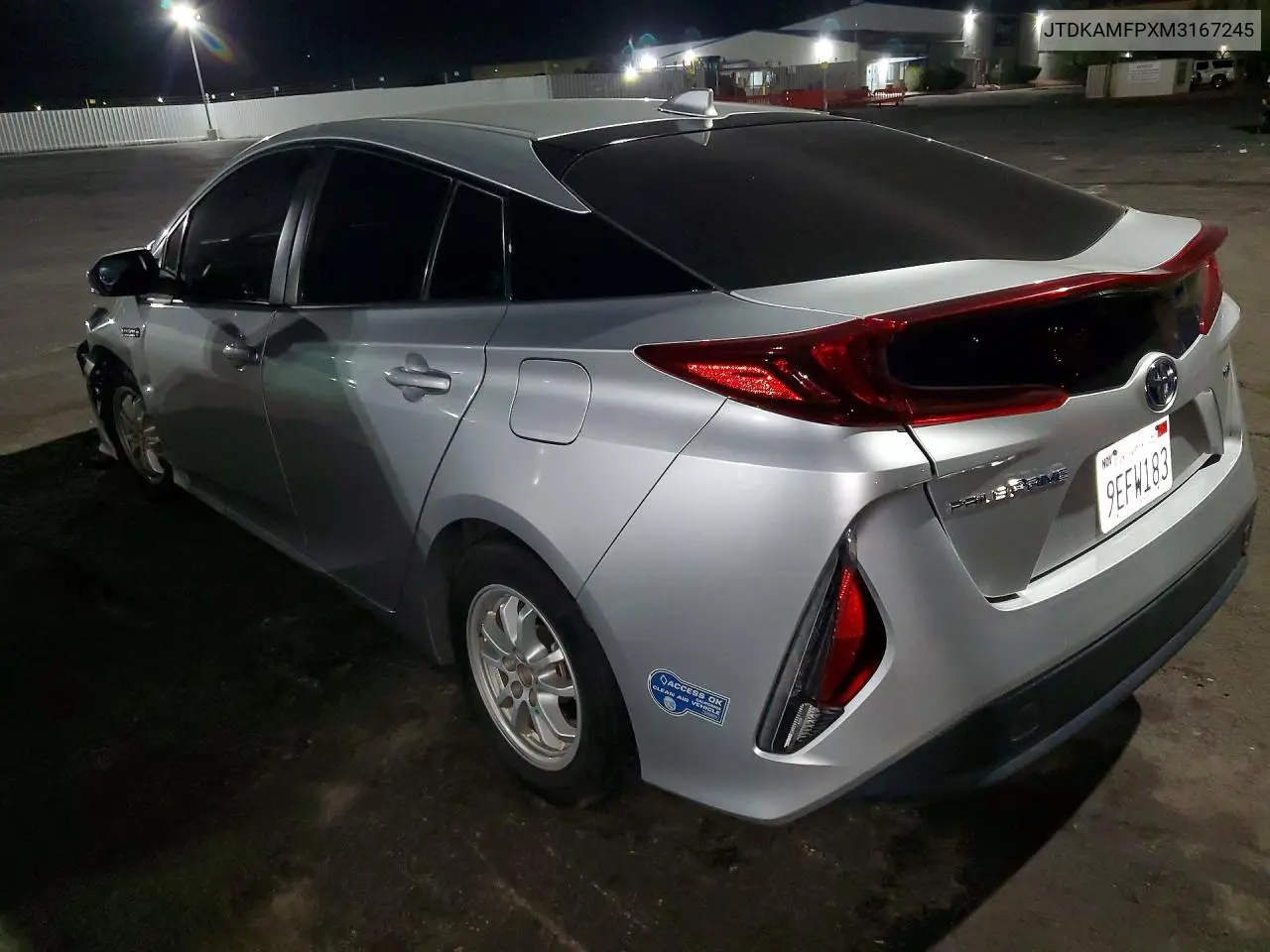 2021 Toyota Prius Prime Xle VIN: JTDKAMFPXM3167245 Lot: 57601536