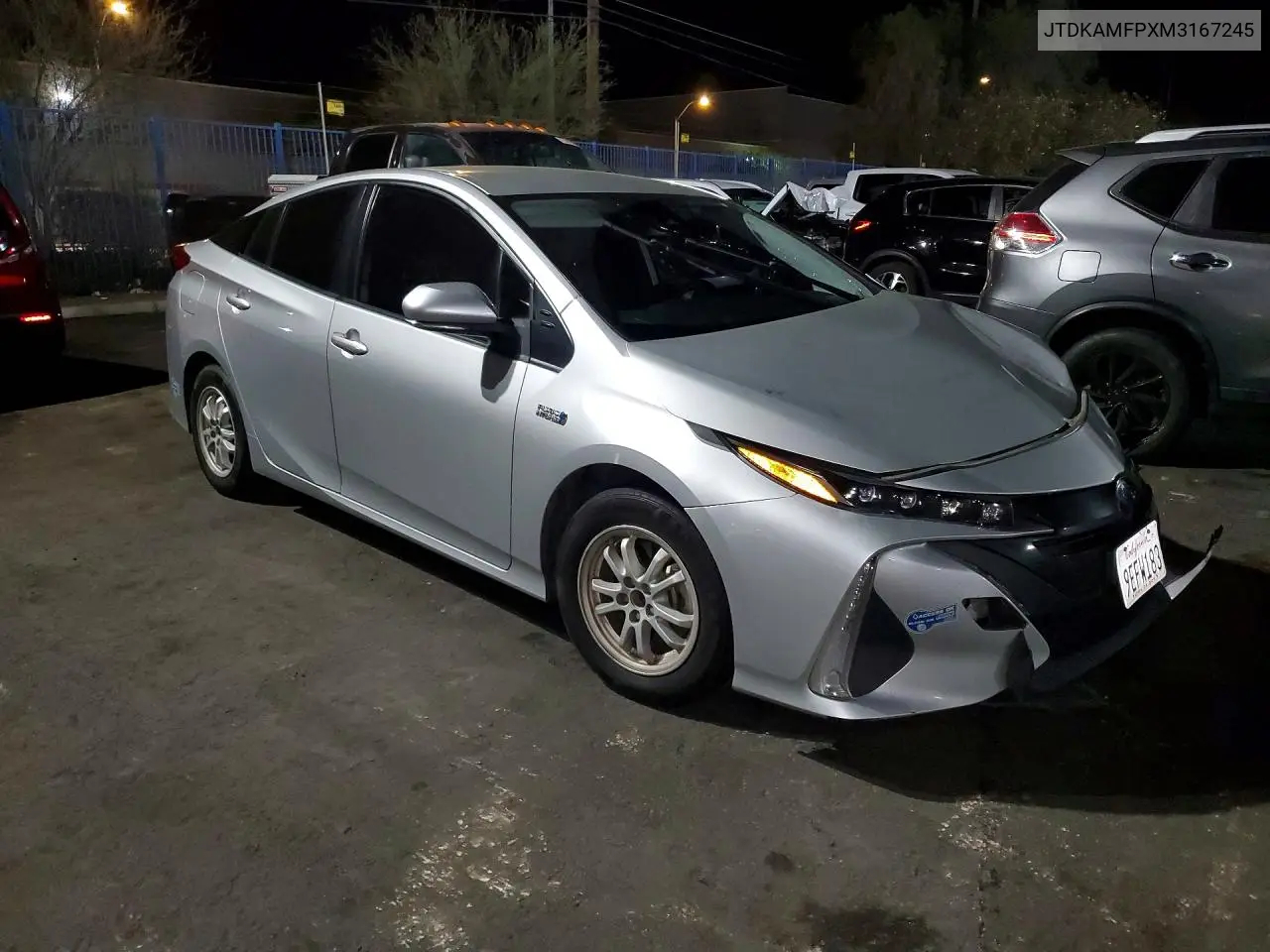 2021 Toyota Prius Prime Xle VIN: JTDKAMFPXM3167245 Lot: 57601536
