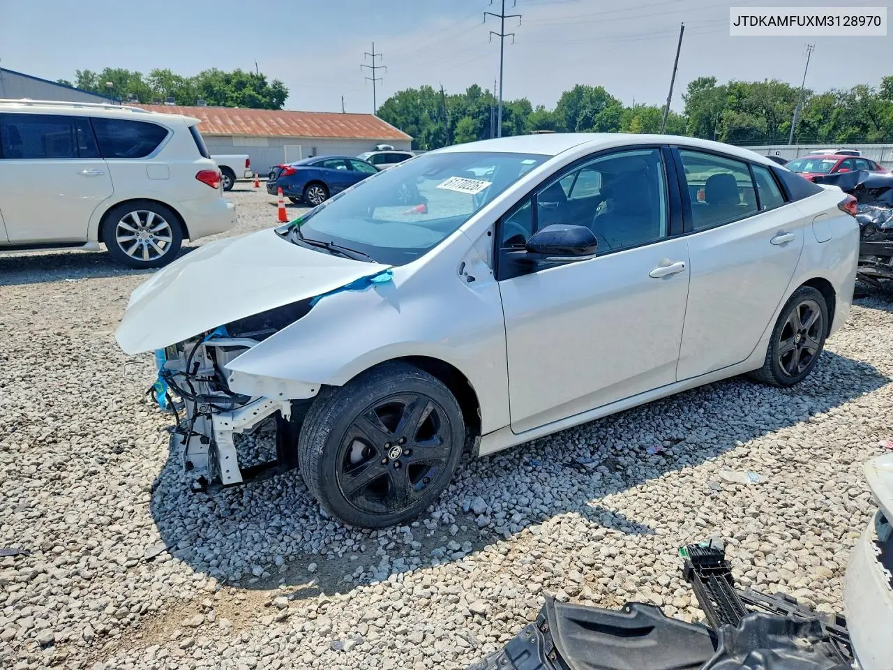 2021 Toyota Prius 2020 Edition VIN: JTDKAMFUXM3128970 Lot: 61770226