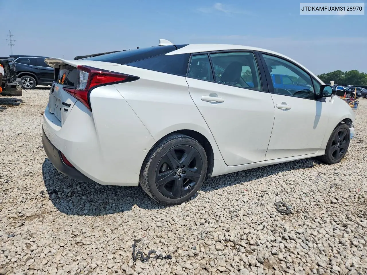 2021 Toyota Prius 2020 Edition VIN: JTDKAMFUXM3128970 Lot: 61770226