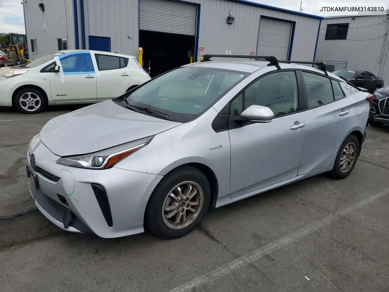 2021 Toyota Prius Le VIN: JTDKAMFU8M3143810 Lot: 61921906