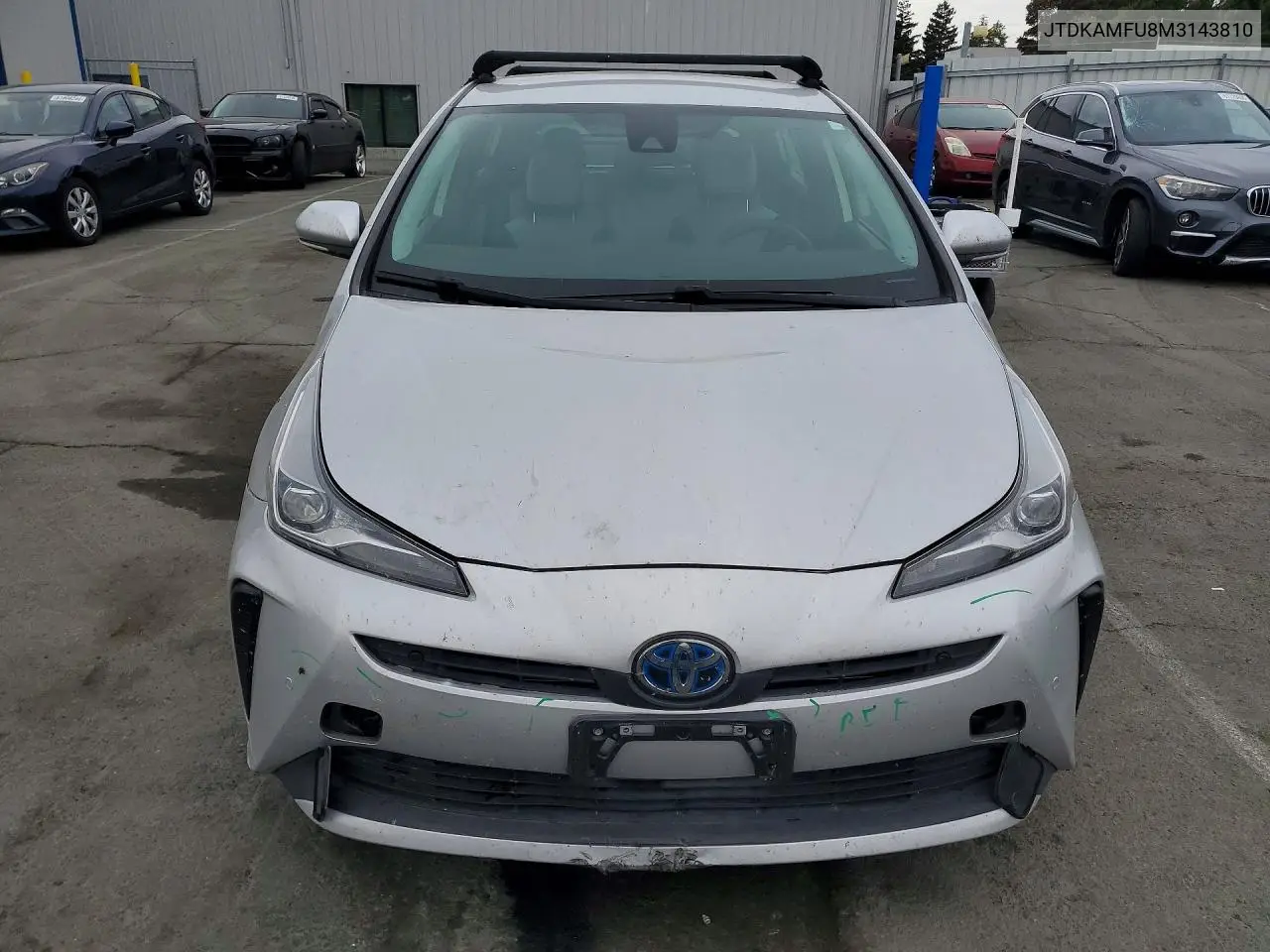 2021 Toyota Prius Le VIN: JTDKAMFU8M3143810 Lot: 61921906