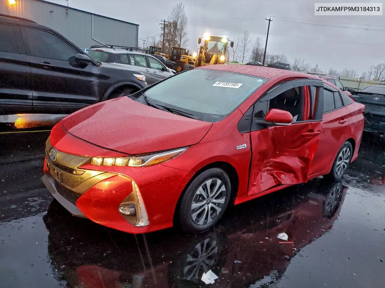 JTDKAMFP9M3184313 2021 Toyota Prius Prime Le