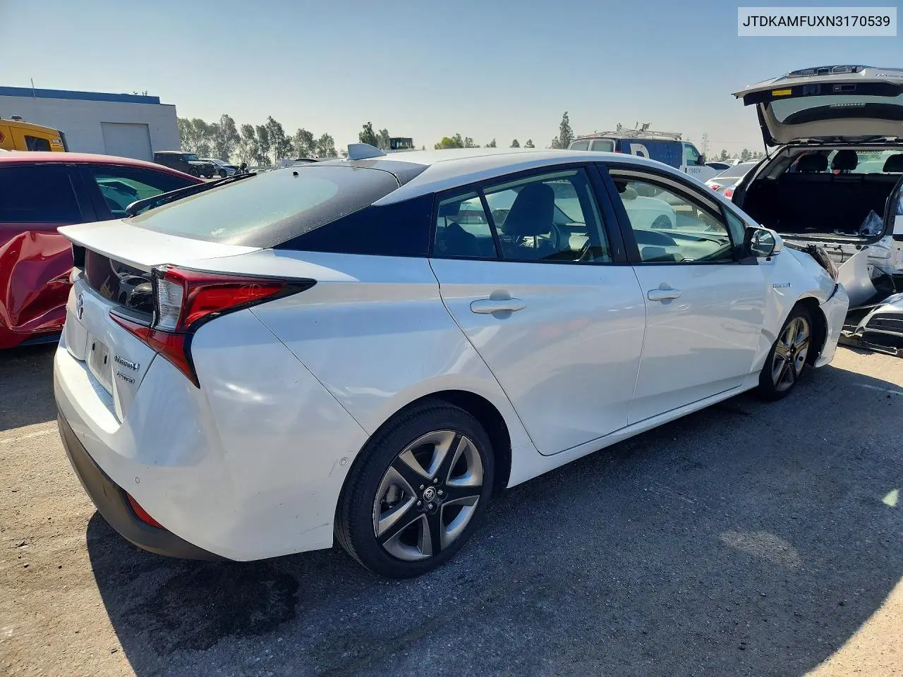 2022 Toyota Prius Limited VIN: JTDKAMFUXN3170539 Lot: 56290316