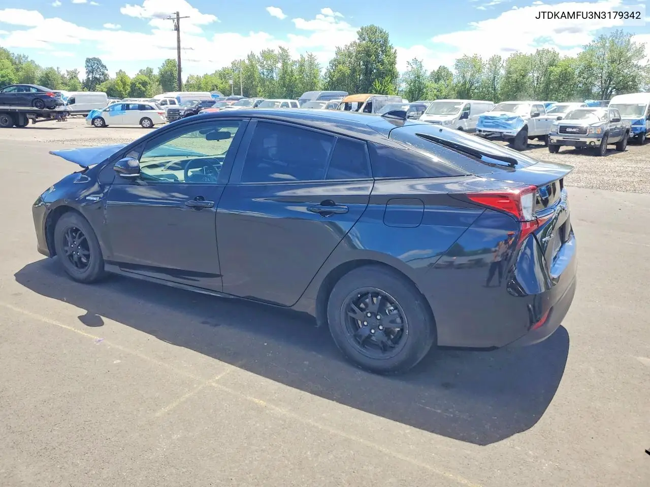 2022 Toyota Prius Le VIN: JTDKAMFU3N3179342 Lot: 57521176