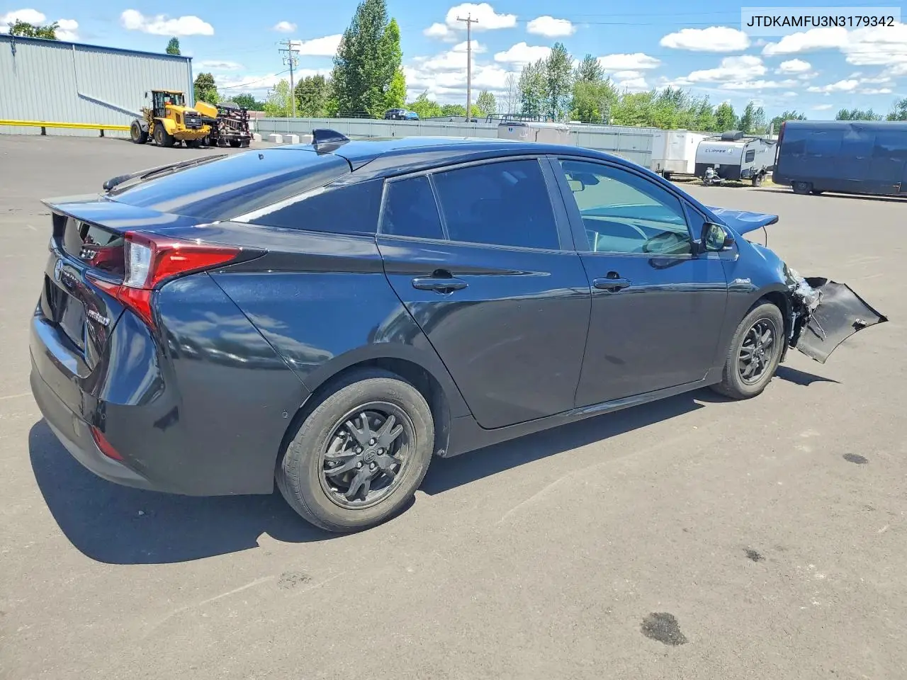 2022 Toyota Prius Le VIN: JTDKAMFU3N3179342 Lot: 57521176