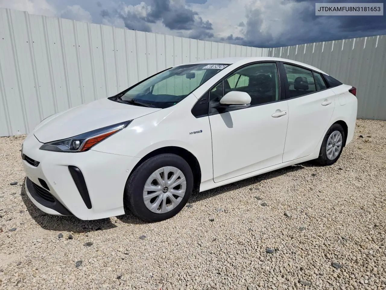 2022 Toyota Prius Le VIN: JTDKAMFU8N3181653 Lot: 60765426