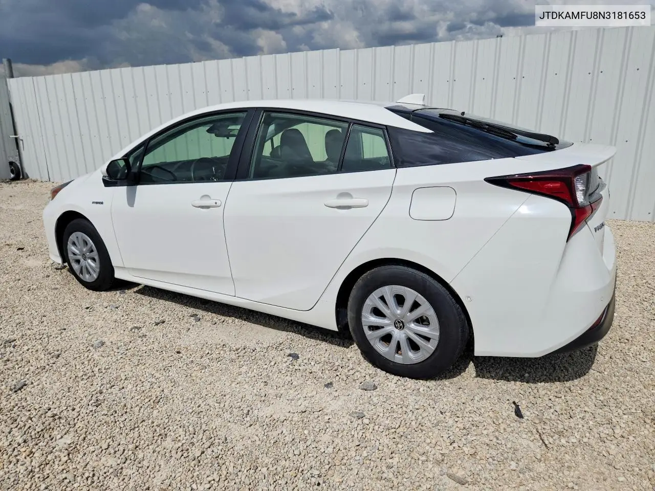 2022 Toyota Prius Le VIN: JTDKAMFU8N3181653 Lot: 60765426