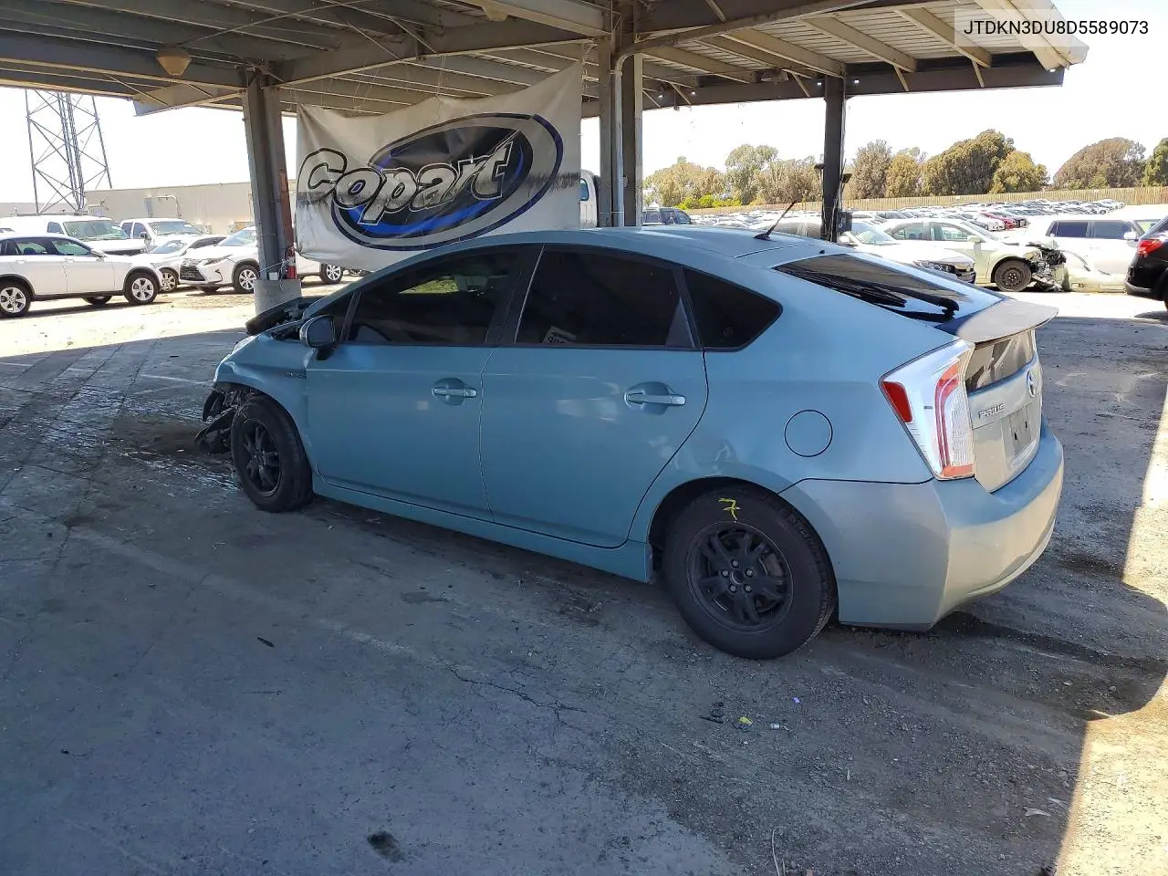 2013 Toyota Prius Two VIN: JTDKN3DU8D5589073 Lot: 56662146