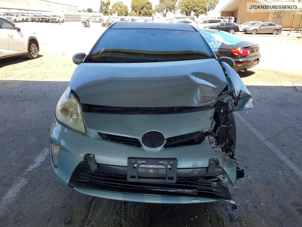 2013 Toyota Prius Two VIN: JTDKN3DU8D5589073 Lot: 56662146
