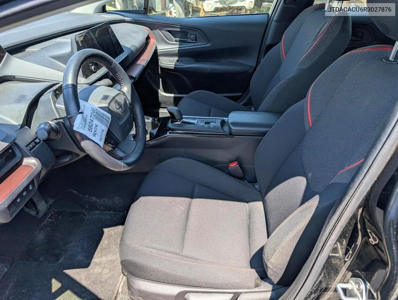 2024 Toyota Prius Prime Se VIN: JTDACACU6R3027876 Lot: 58247246