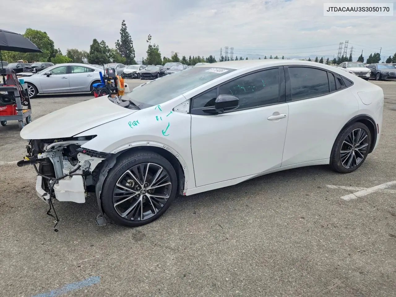 2025 Toyota Prius VIN: JTDACAAU3S3050170 Lot: 61713406