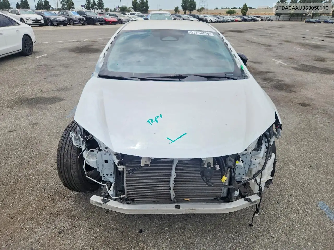 2025 Toyota Prius VIN: JTDACAAU3S3050170 Lot: 61713406