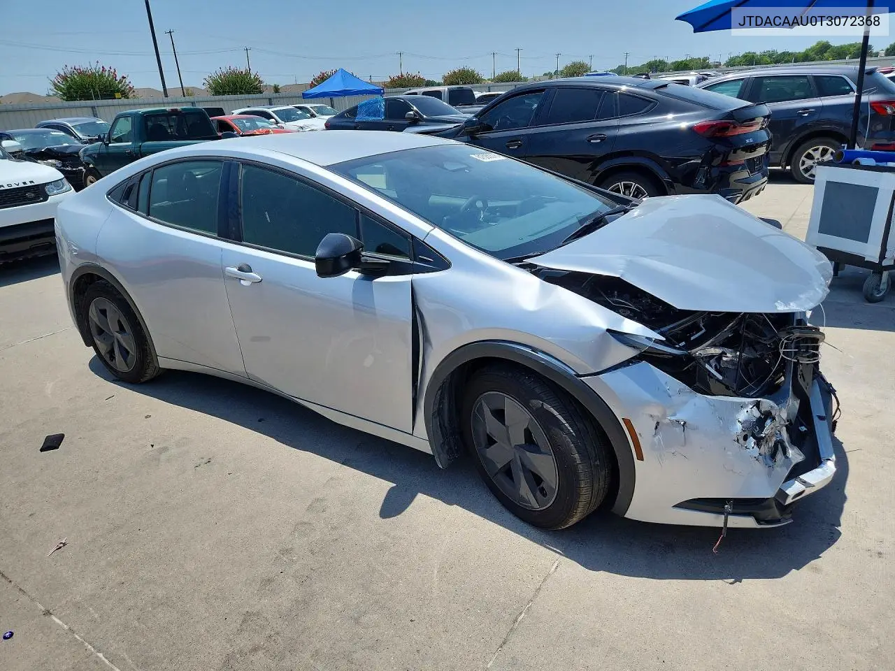 2026 Toyota Prius Le VIN: JTDACAAU0T3072368 Lot: 61586376