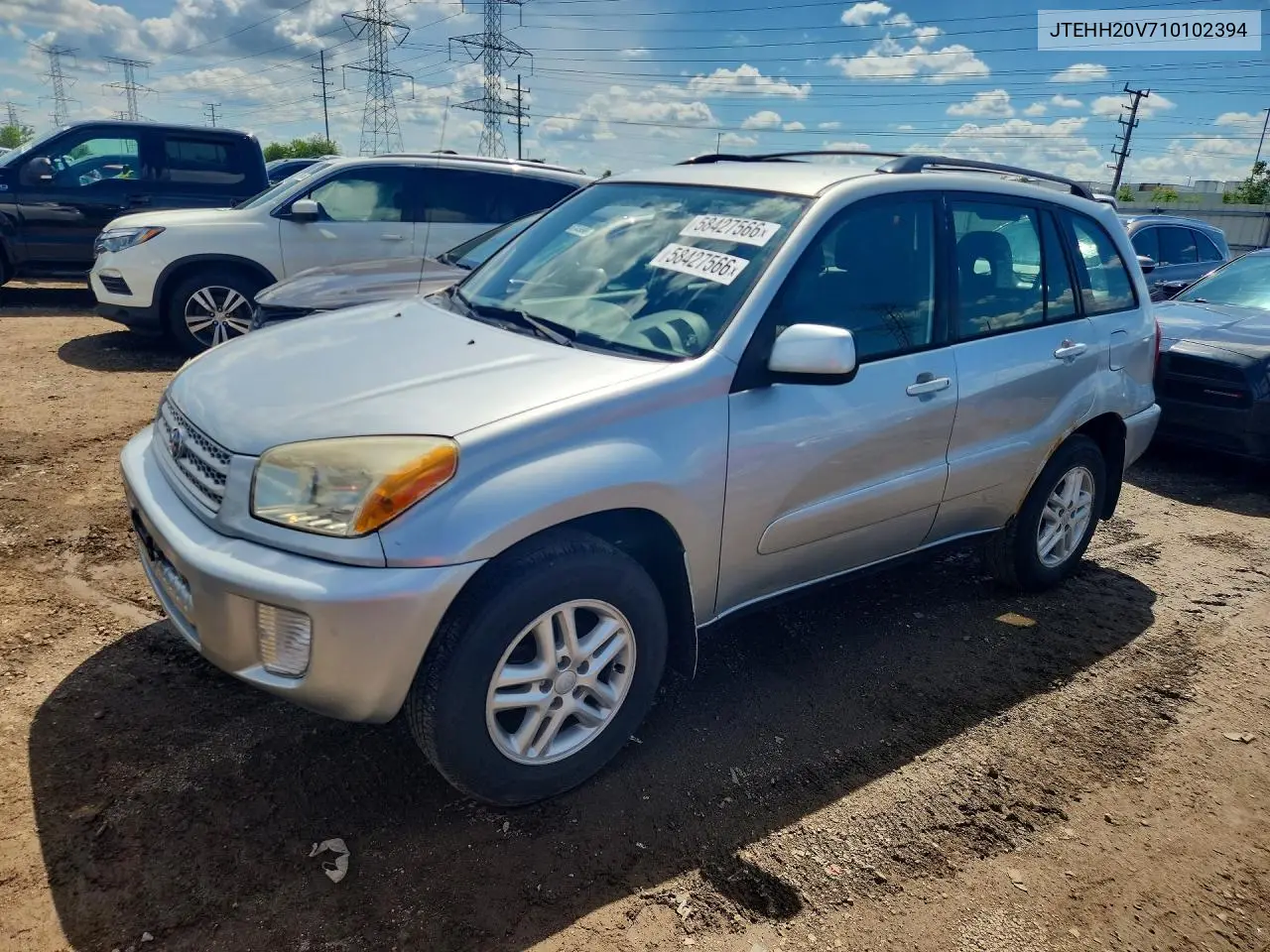 2001 Toyota Rav4 Base VIN: JTEHH20V710102394 Lot: 58427566