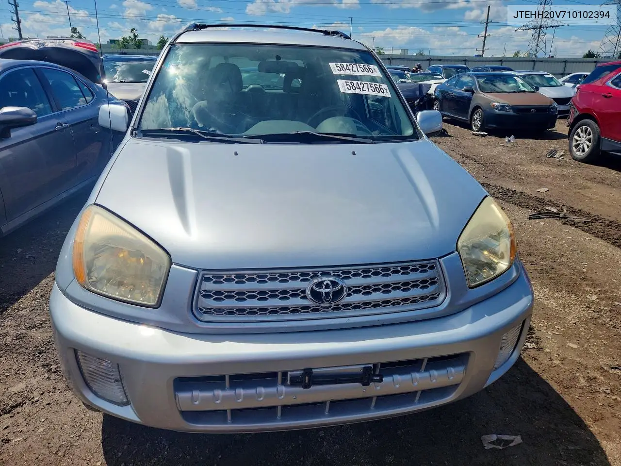 2001 Toyota Rav4 Base VIN: JTEHH20V710102394 Lot: 58427566