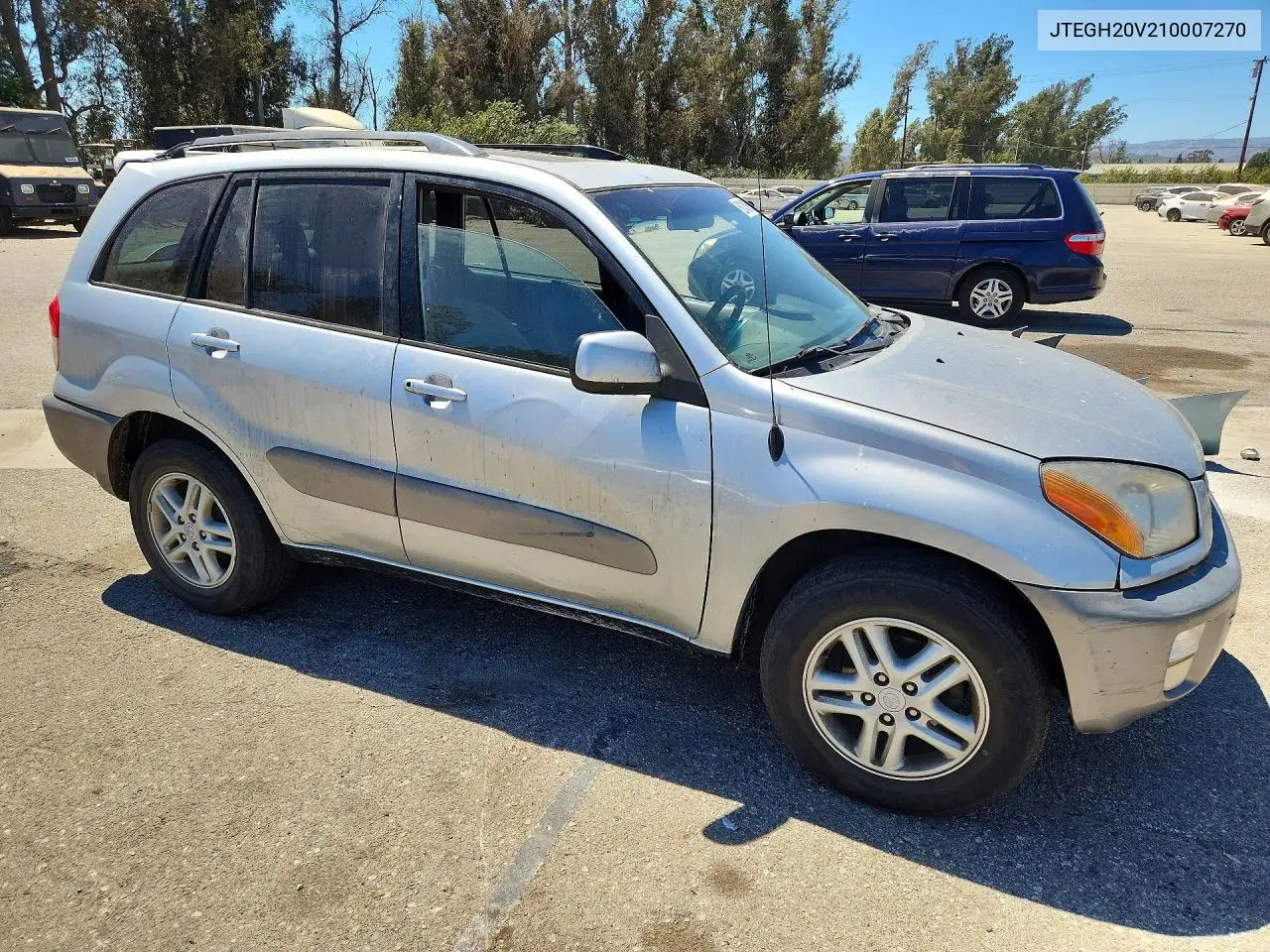 2001 Toyota Rav4 Base VIN: JTEGH20V210007270 Lot: 62143656
