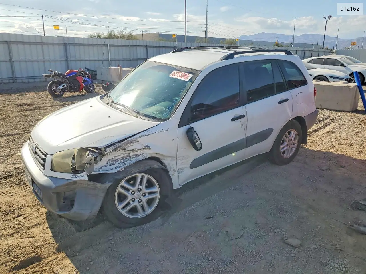 2001 Toyota Rav4 Base VIN: 012152 Lot: 62353066