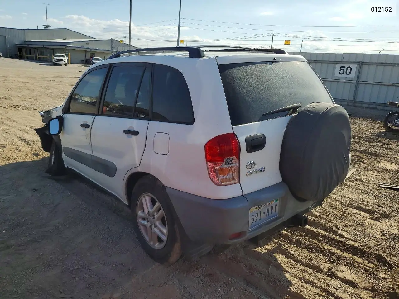 2001 Toyota Rav4 Base VIN: 012152 Lot: 62353066