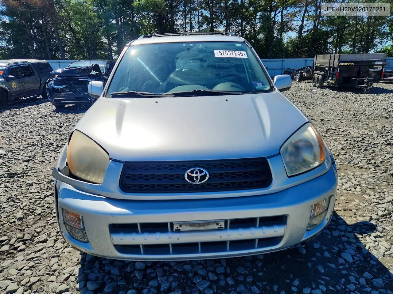 2002 Toyota Rav4 Base VIN: JTEHH20V520175281 Lot: 57837246