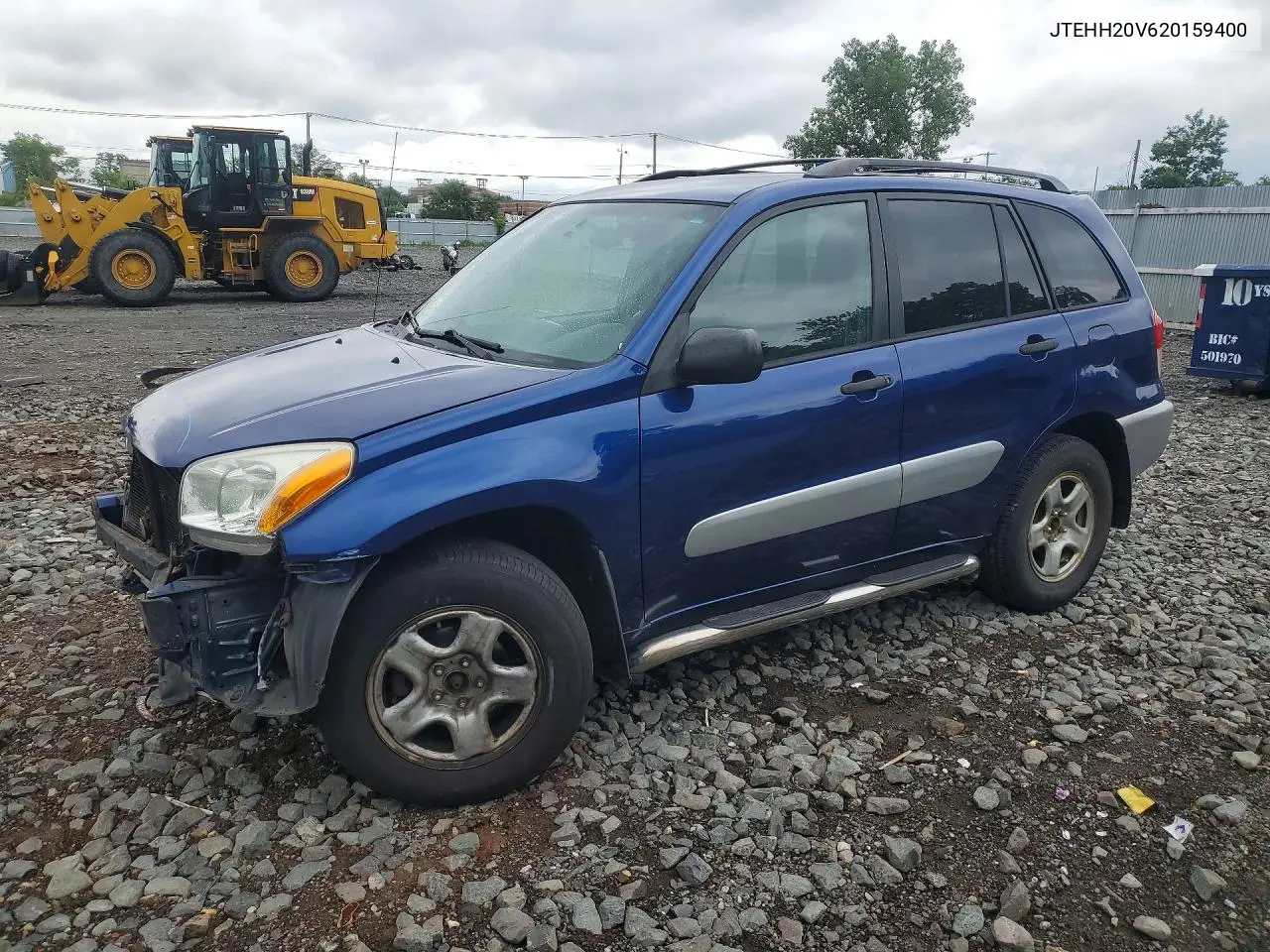 2002 Toyota Rav4 Base VIN: JTEHH20V620159400 Lot: 58379066