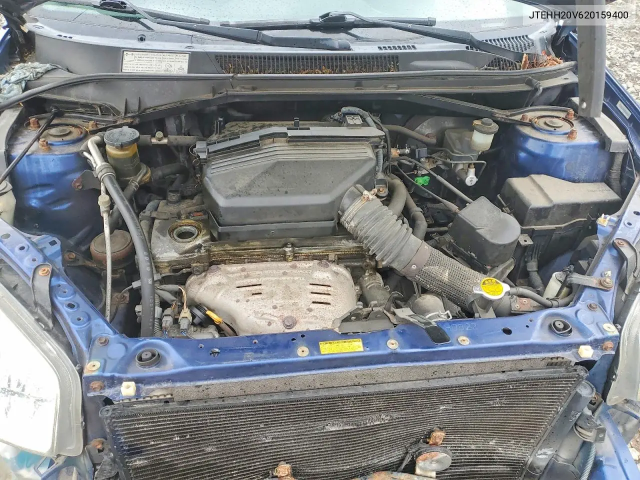 2002 Toyota Rav4 Base VIN: JTEHH20V620159400 Lot: 58379066