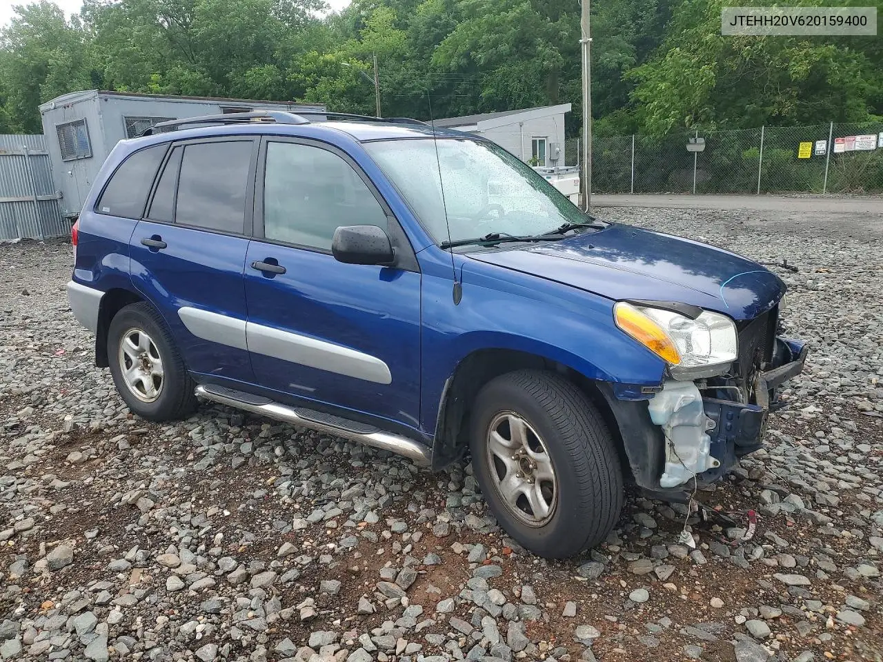 2002 Toyota Rav4 Base VIN: JTEHH20V620159400 Lot: 58379066