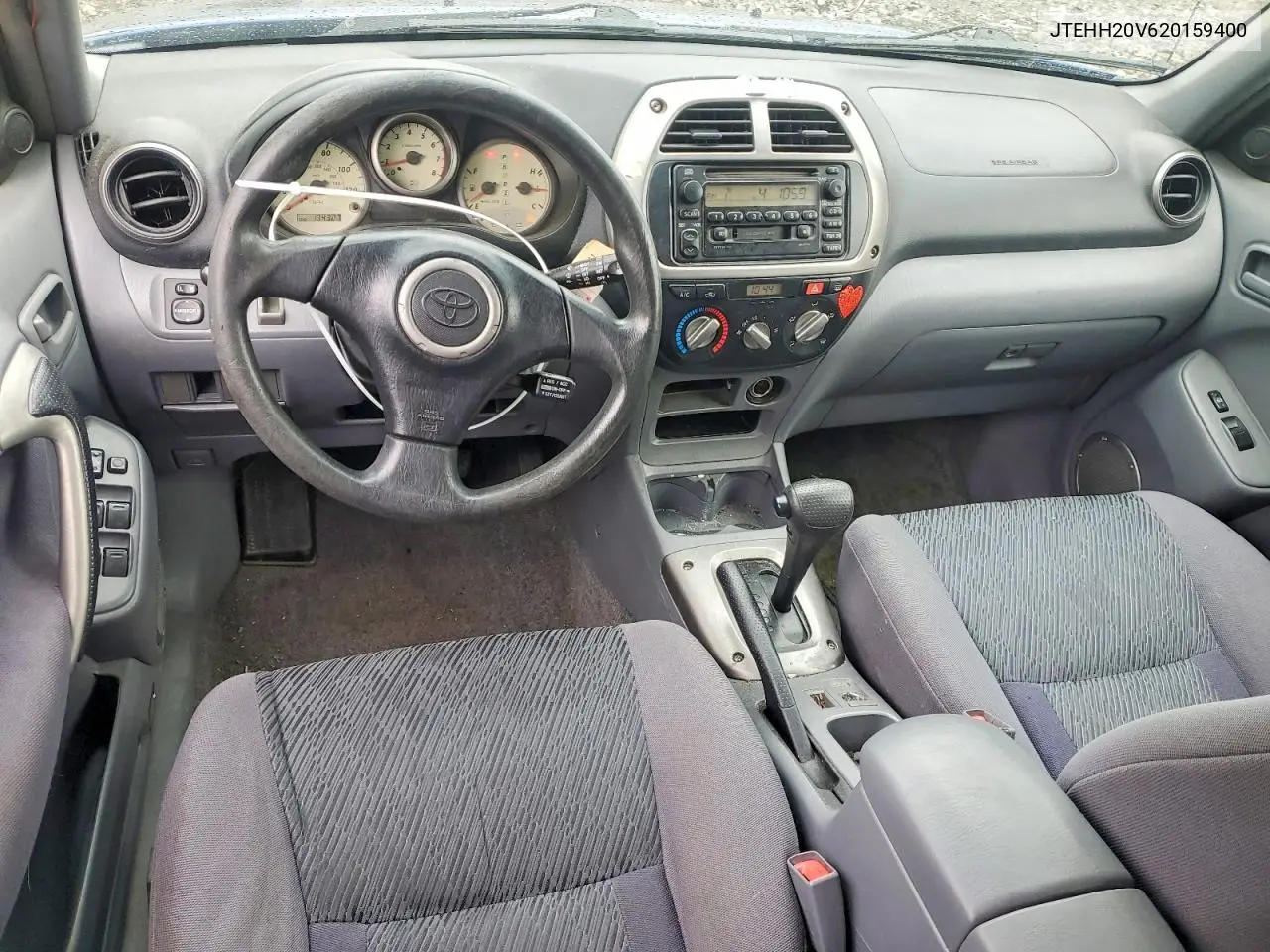 2002 Toyota Rav4 Base VIN: JTEHH20V620159400 Lot: 58379066